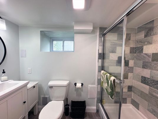 Bathroom, Glass Shower, Interior