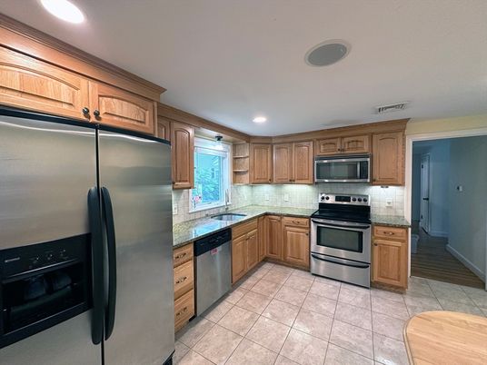 Interior, Kitchen, Recessed Lighting, Stainless Steel Appliances