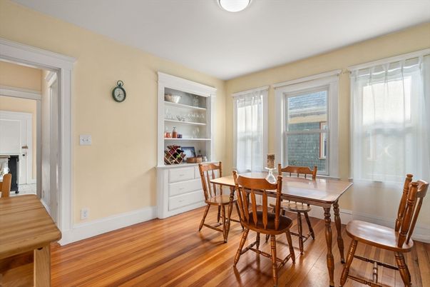 Dining room, Interior, Wood Texture Flooring