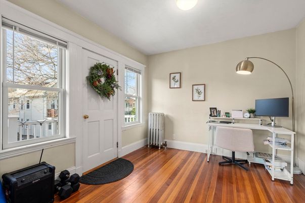 Home Office, Interior, Wood Texture Flooring