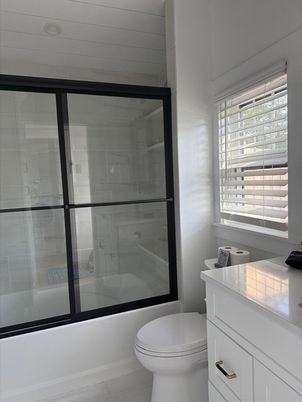 Bathroom, Glass Shower, Interior