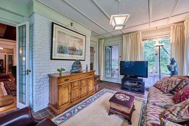 Interior, Living room, Pendant Lights, Stone Walls
