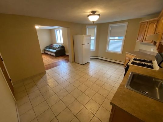 Interior, Kitchen, Wood Texture Flooring