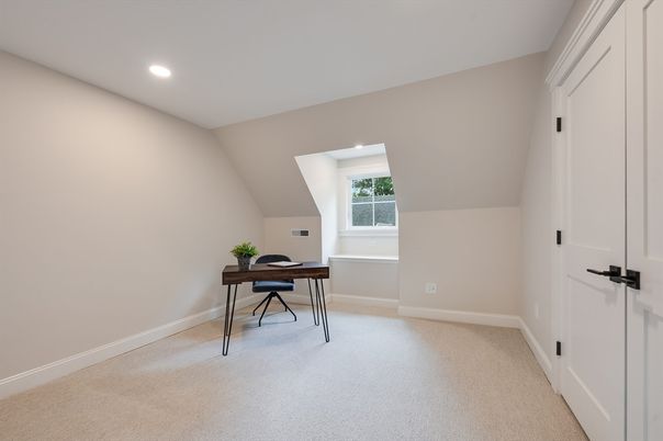 Home Office, Interior, Recessed Lighting