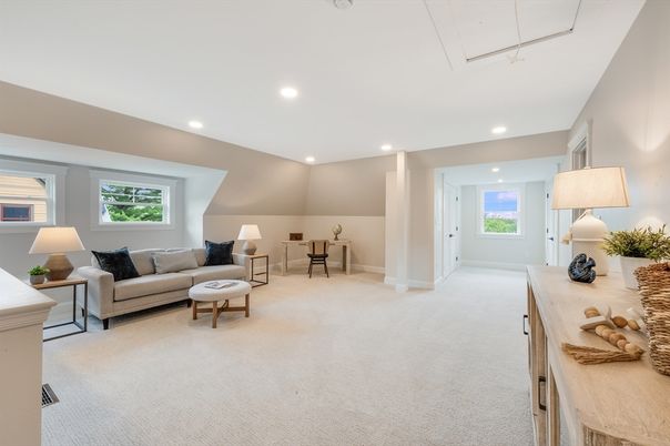 Interior, Living room, Recessed Lighting