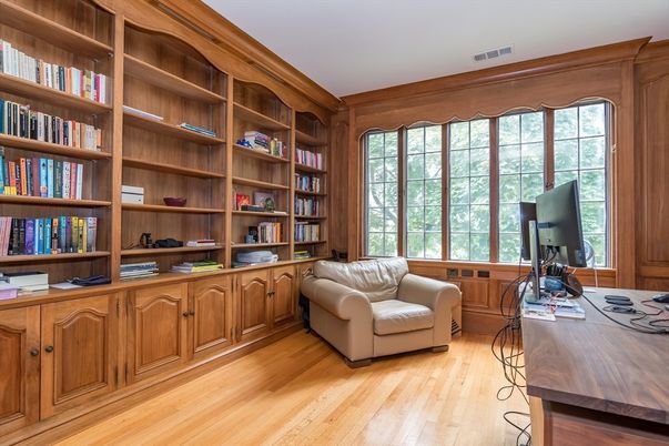 Home Office, Interior, Wood Texture Flooring