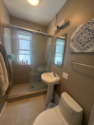 Bathroom, Glass Shower, Interior