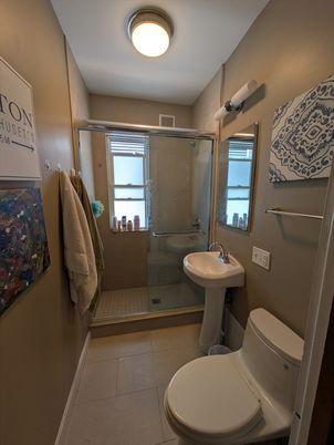 Bathroom, Glass Shower, Interior