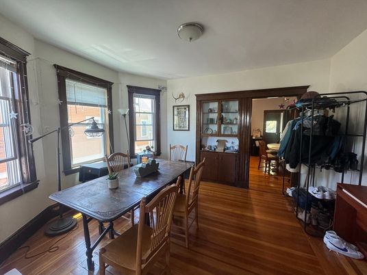 Dining room, Interior, Wood Texture Flooring