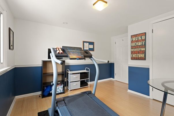 Fitness Equipment, Interior, Wood Texture Flooring