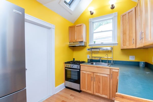Interior, Kitchen, Wood Texture Flooring