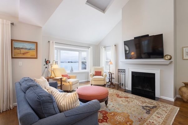Fireplace, Interior, Living room, Water, Wood Texture Flooring