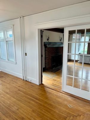 Empty room, Fireplace, Interior, Wood Texture Flooring