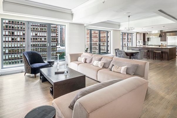 Interior, Kitchen, Living room, Pendant Lights, Recessed Lighting, Stainless Steel Appliances, Wood Texture Flooring