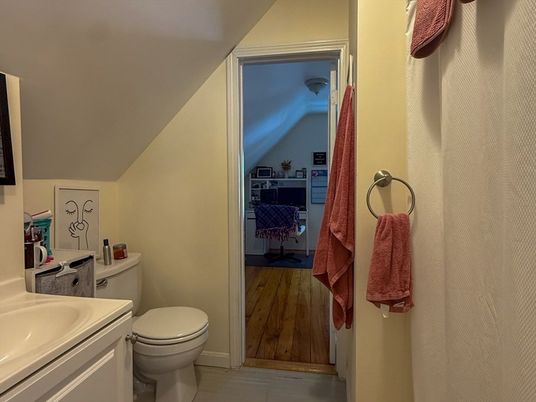 Bathroom, Interior, Wood Texture Flooring