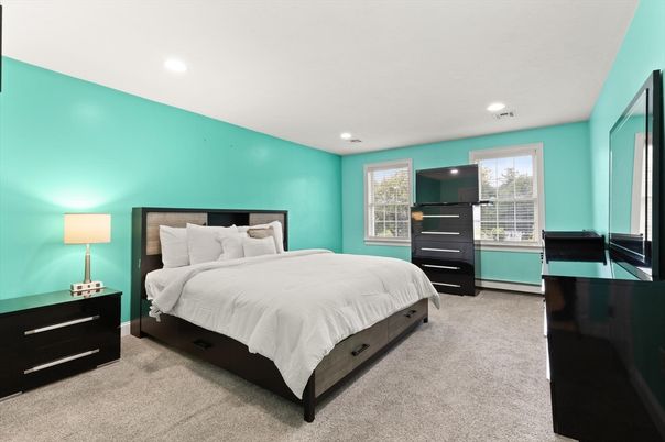 Bedroom, Interior, Recessed Lighting