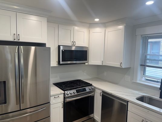 Interior, Kitchen, Recessed Lighting, Stainless Steel Appliances