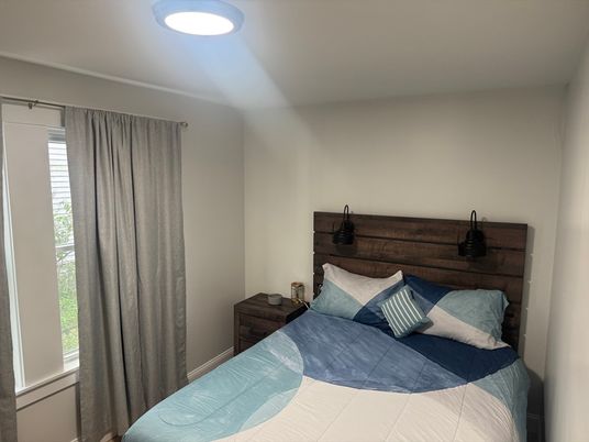 Bedroom, Interior, Recessed Lighting
