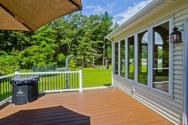 Backyard, Exterior, Wood Texture Flooring