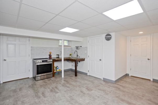 Interior, Kitchen, Recessed Lighting, Stainless Steel Appliances