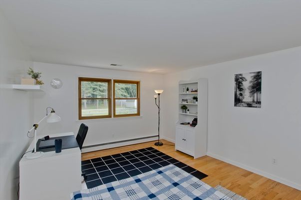 Home Office, Interior, Wood Texture Flooring