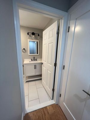 Bathroom, Interior, Wood Texture Flooring