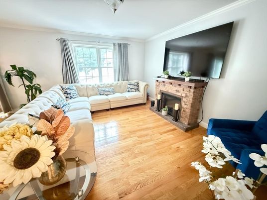 Fireplace, Interior, Living room, Wood Texture Flooring