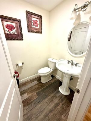 Bathroom, Interior, Wood Texture Flooring