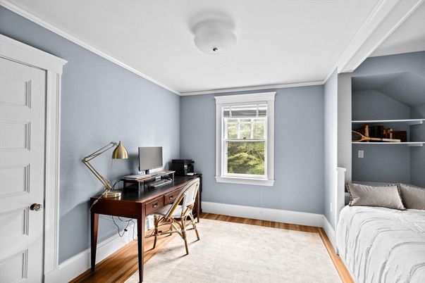 Home Office, Interior, Wood Texture Flooring