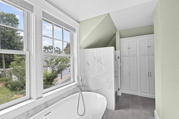 Bathroom, Free Standing Baths, Interior, Marble Walls