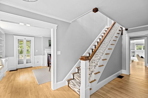 Fireplace, Interior, Wood Texture Flooring