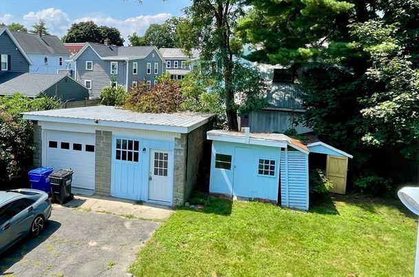 Backyard, Detached Garage, Exterior