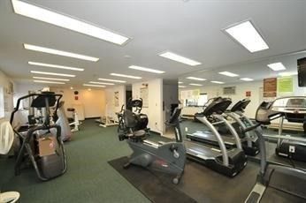 Fitness Equipment, Gym, Interior, Recessed Lighting