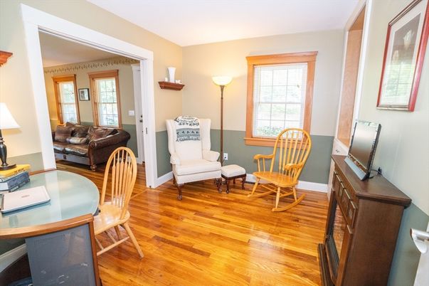 Home Office, Interior, Wood Texture Flooring
