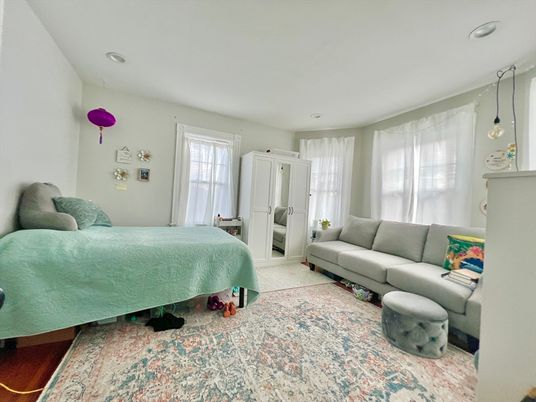 Bedroom, Interior, Pendant Lights, Recessed Lighting