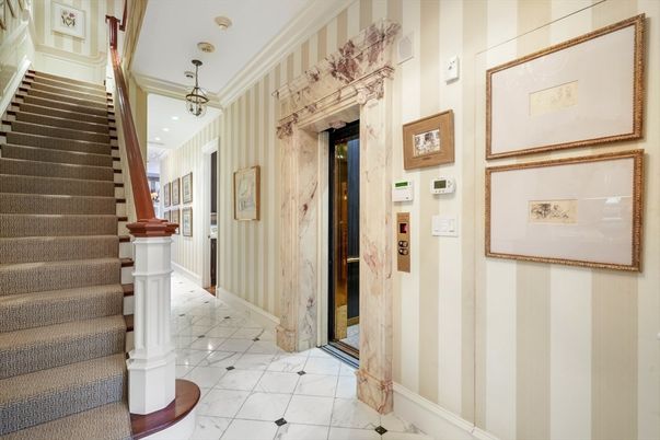 Interior, Marble, Recessed Lighting