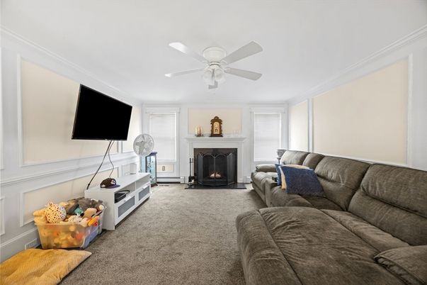 Fireplace, Interior, Living room
