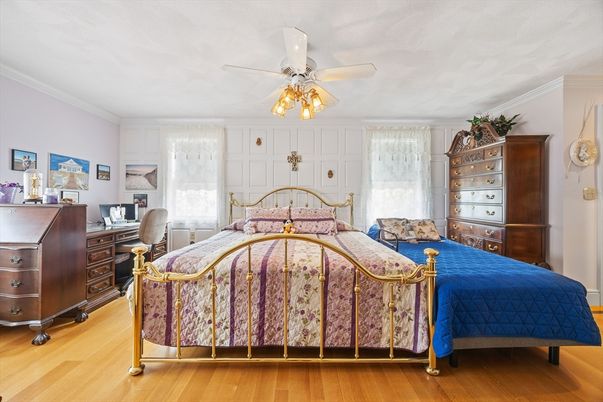 Bedroom, Interior, Wood Texture Flooring