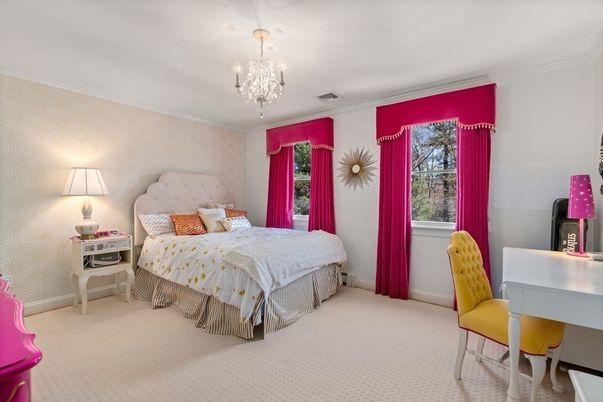 Bedroom, Chandelier, Interior