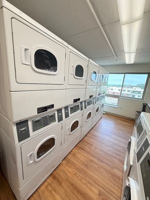 Interior, Washer, Wood Texture Flooring