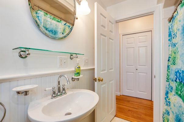 Bathroom, Interior, Wood Texture Flooring
