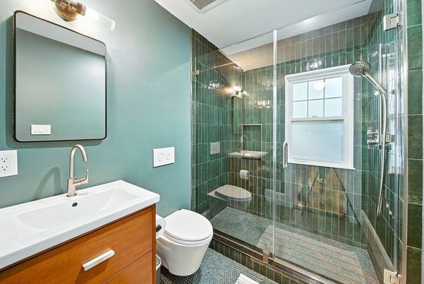 Bathroom, Glass Shower, Interior