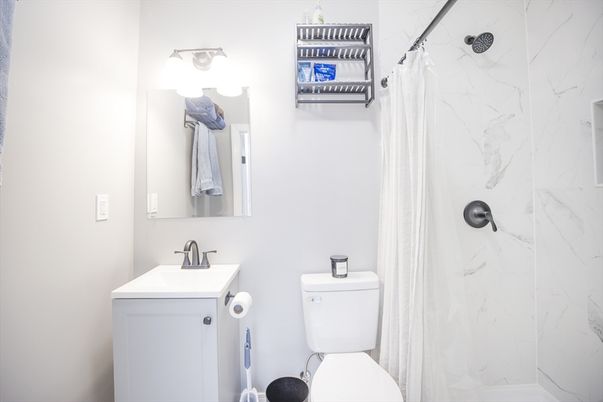 Bathroom, Interior, Marble Walls