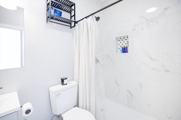 Bathroom, Interior, Marble Walls