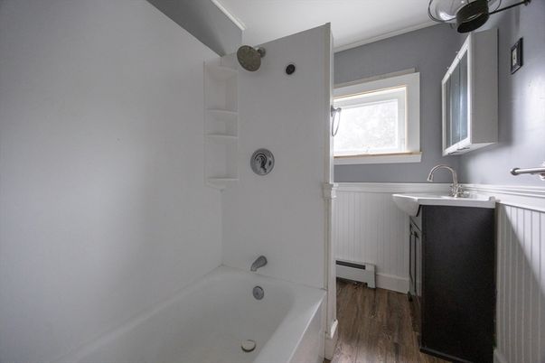 Bathroom, Interior, Wood Texture Flooring