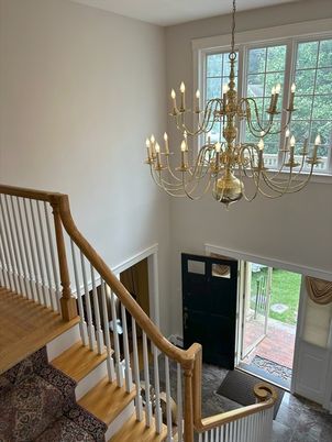 Chandelier, Interior