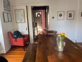 Dining room, Interior, Wood Texture Flooring