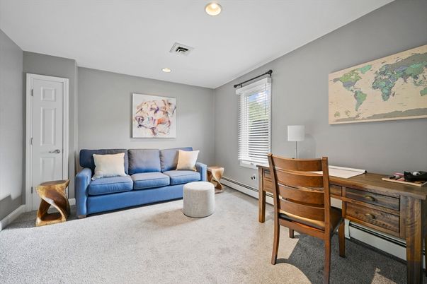 Home Office, Interior, Recessed Lighting