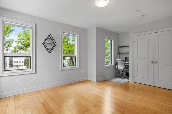 Home Office, Interior, Wood Texture Flooring