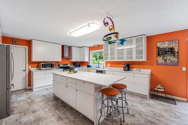 Interior, Kitchen, Wood Texture Flooring